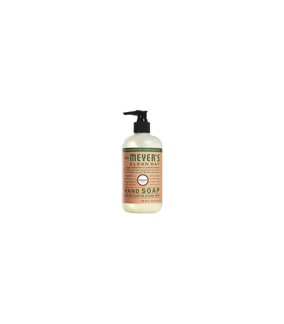 SC JOHNSON 62300001566 SOP: Mrs.Meyers Hand Soap - Geranium - 6/370ml - 62300001566 -  - [unit price]