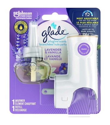 SC JOHNSON 62300002976 SOP: Glade - Plug-Ins Scent Oil-Starter Kit-Lavdr/Van-5/1ct - 62300002976 -  - [unit price]