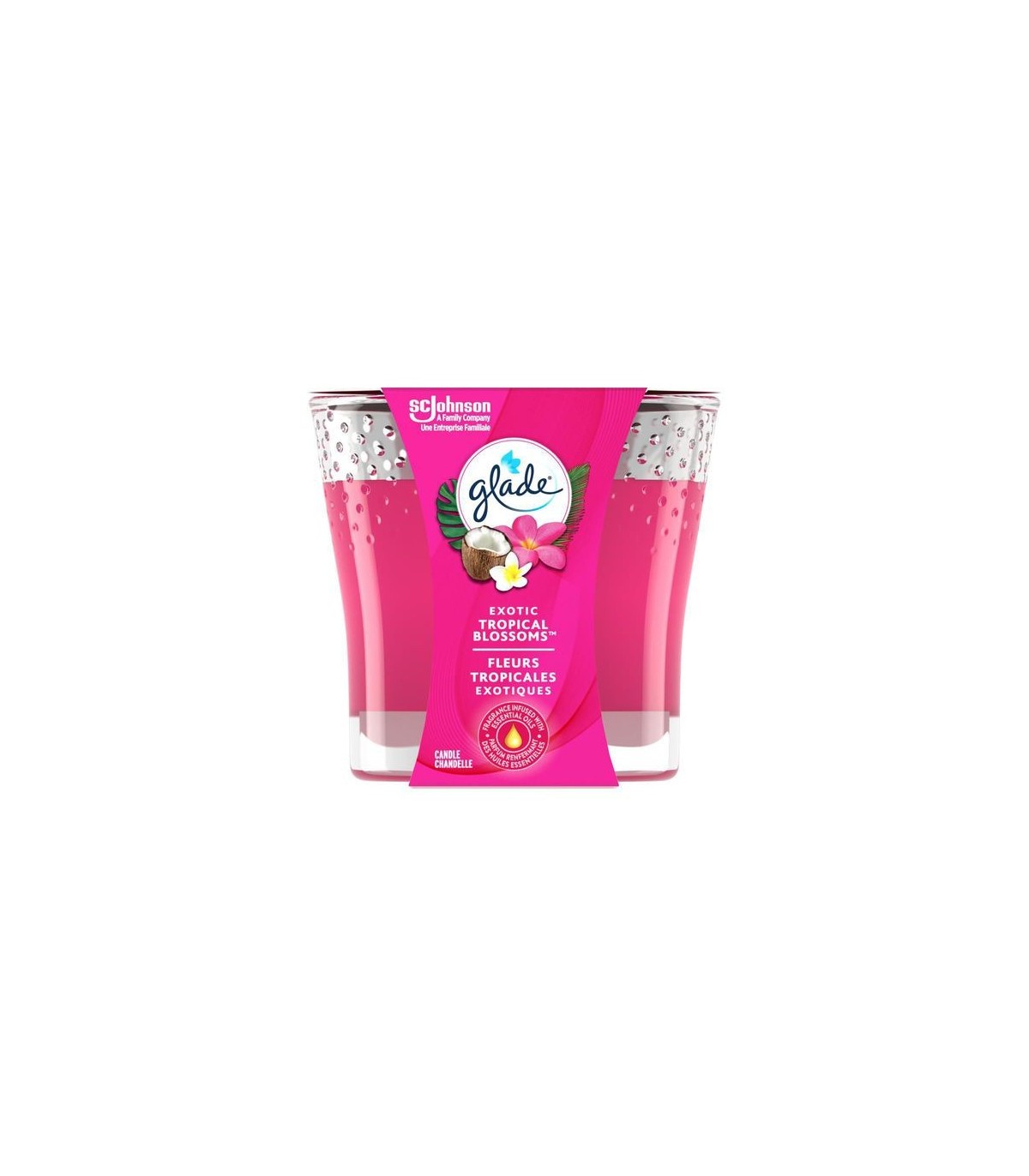 SC JOHNSON 62300003997 SOP: Glade - Triple Wick Candle Tropical Blossom - 3/1ct - 62300003997 -  - [unit price]
