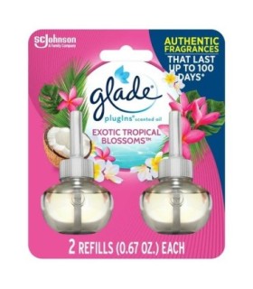 SC JOHNSON 62300004031 SOP: Glade - Plug-Ins Scent Oil Refill Tropic Blossom-6/2ct - 62300004031 -  - [unit price]