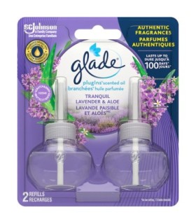 SC JOHNSON 62300006042 SOP: Glade - Plug-Ins Scent Oil Refill - Lavdr/Aloe - 6/2ct - 62300006042 -  - [unit price]