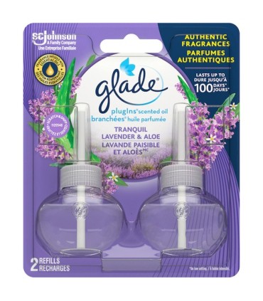 SC JOHNSON 62300006042 SOP: Glade - Plug-Ins Scent Oil Refill - Lavdr/Aloe - 6/2ct - 62300006042 -  - [unit price]