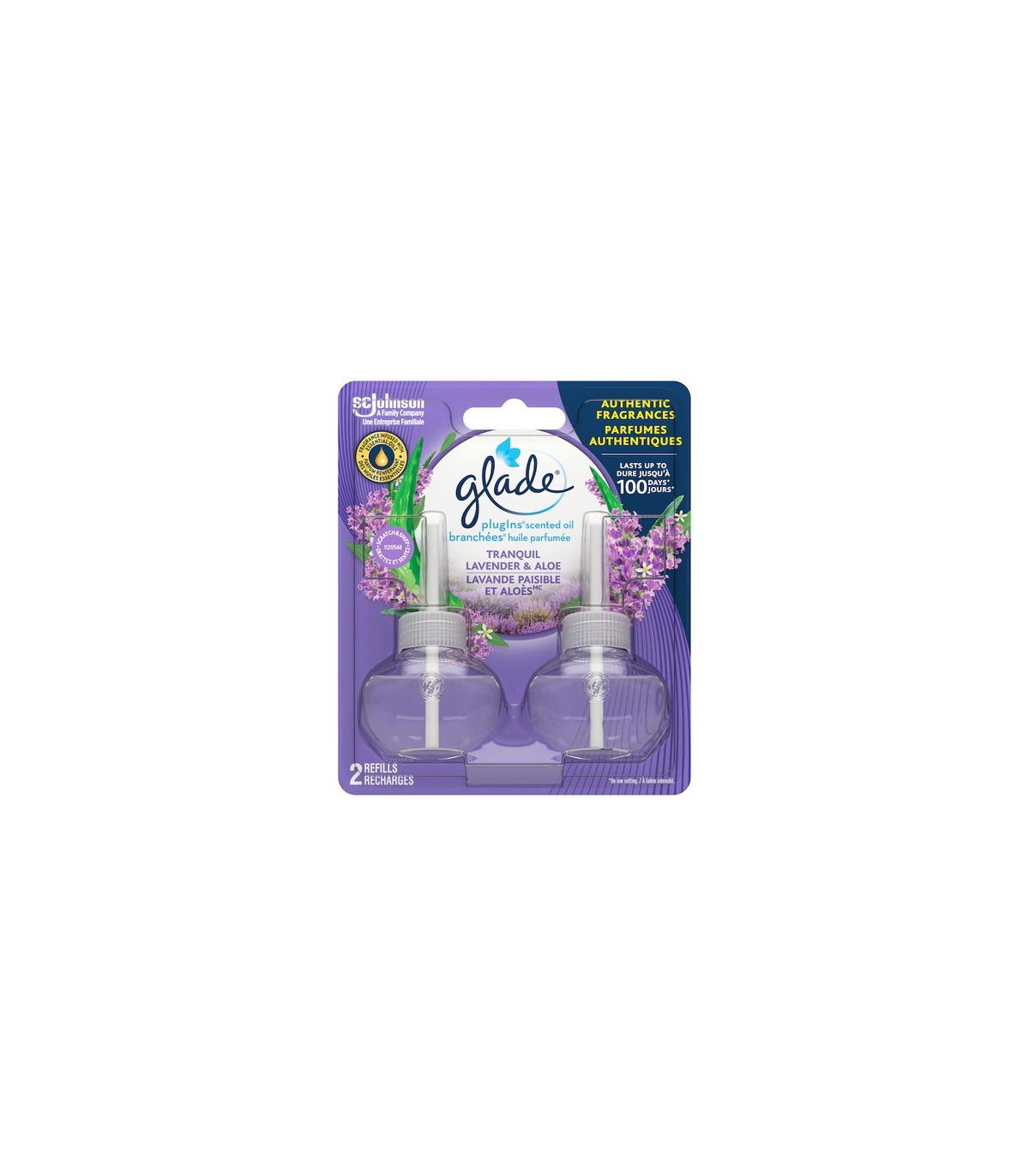 SC JOHNSON 62300006042 SOP: Glade - Plug-Ins Scent Oil Refill - Lavdr/Aloe - 6/2ct - 62300006042 -  - [unit price]
