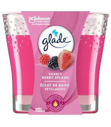 SC JOHNSON 62300006165 SOP: Glade - Triple Wick Candle Bubbly Berry Splash - 6/1ct - 62300006165 -  - [unit price]