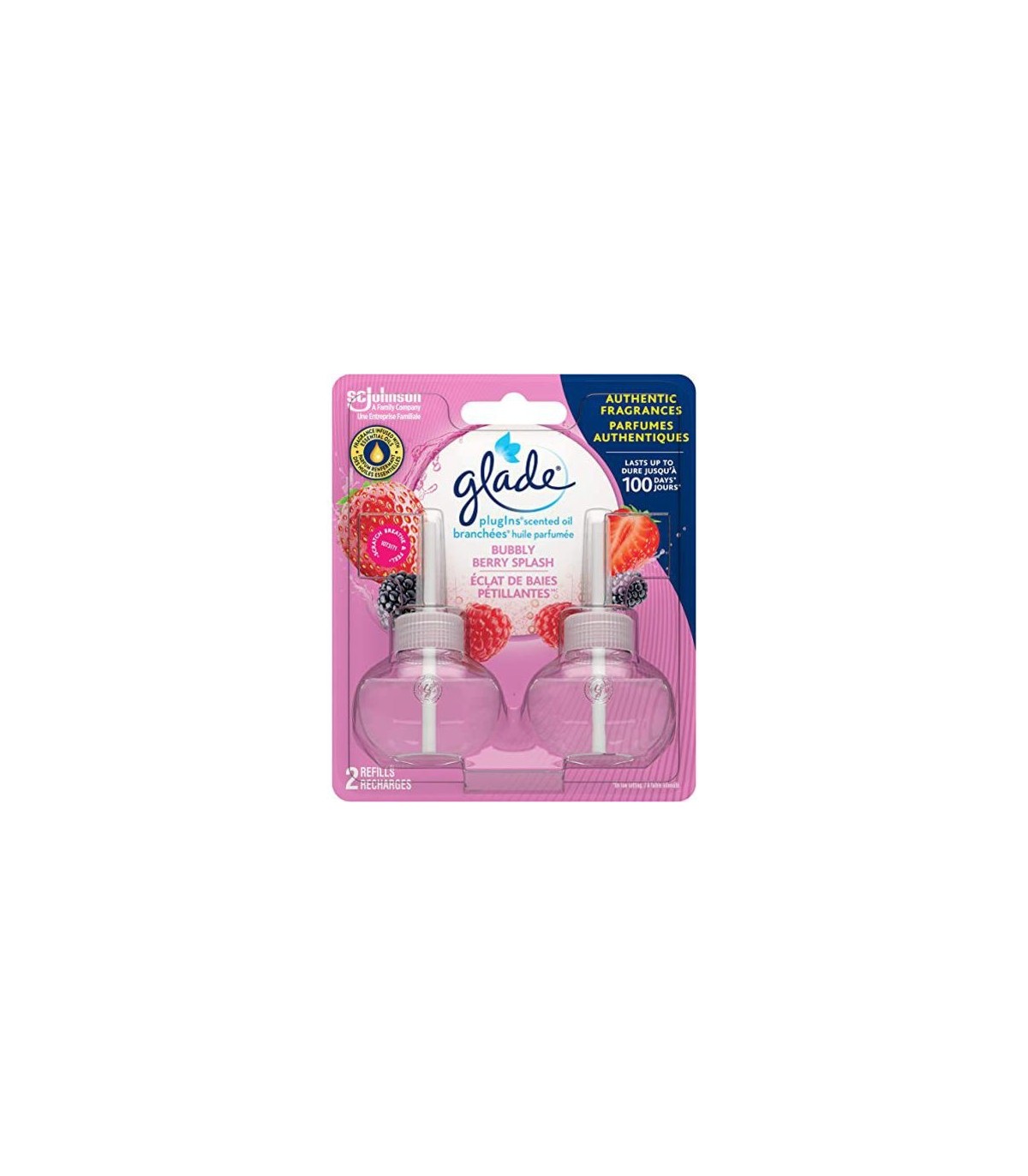 SC JOHNSON 62300006172 SOP: Glade - Plug-Ins Scent Oil Refill -Berry Splash -6/2ct - 62300006172 -  - [unit price]