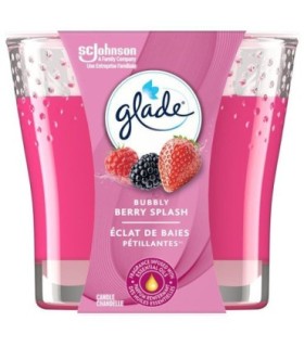 SC JOHNSON 62300006189 SOP: Glade - Triple Wick Candle Bubbly Berry Splash - 3/1ct - 62300006189 -  - [unit price]