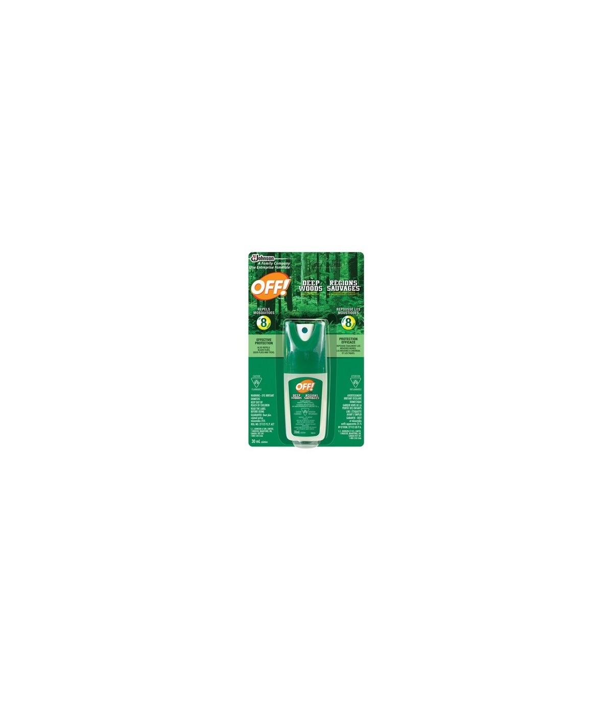 SC JOHNSON 62300018564 Insect OFF! Deep Woods - Pump 4 Repellent - 12/30ml - 62300018564 -  - [unit price]
