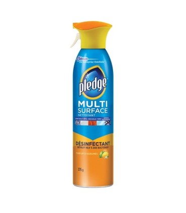 SC JOHNSON 62300706881 Pledge MS Aerosol - Clean Disinfectant Citrus - 6/275g - 62300706881 -  - [unit price]