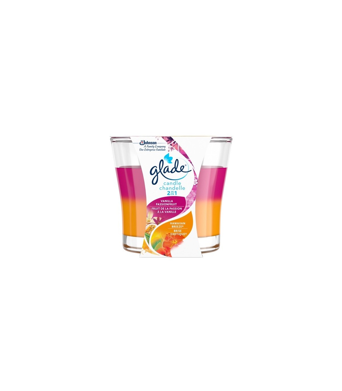 SC JOHNSON 62300707611 SOP: Glade Candles - 2-1 Vanilla & Hawain Breeze - 6/1ct - 62300707611 -  - [unit price]