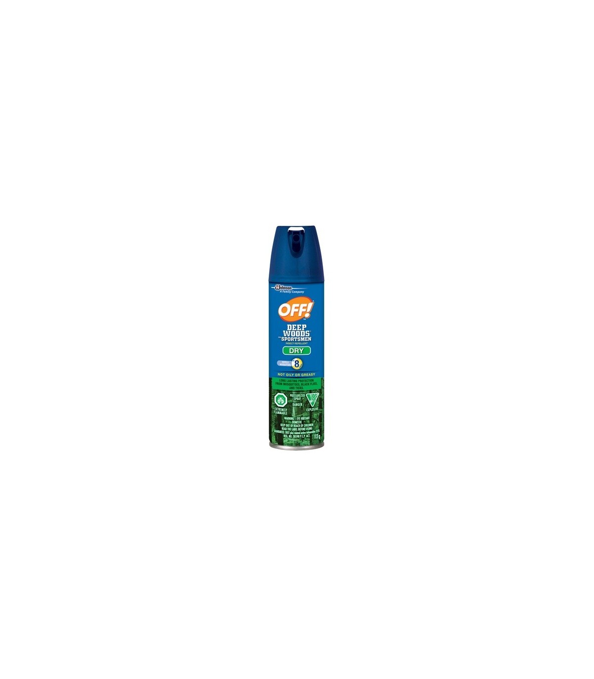 SC JOHNSON 62300708328 SOP: Insect OFF! Deep Woods - Sportsmen Dry - 12/113g - 62300708328 -  - [unit price]