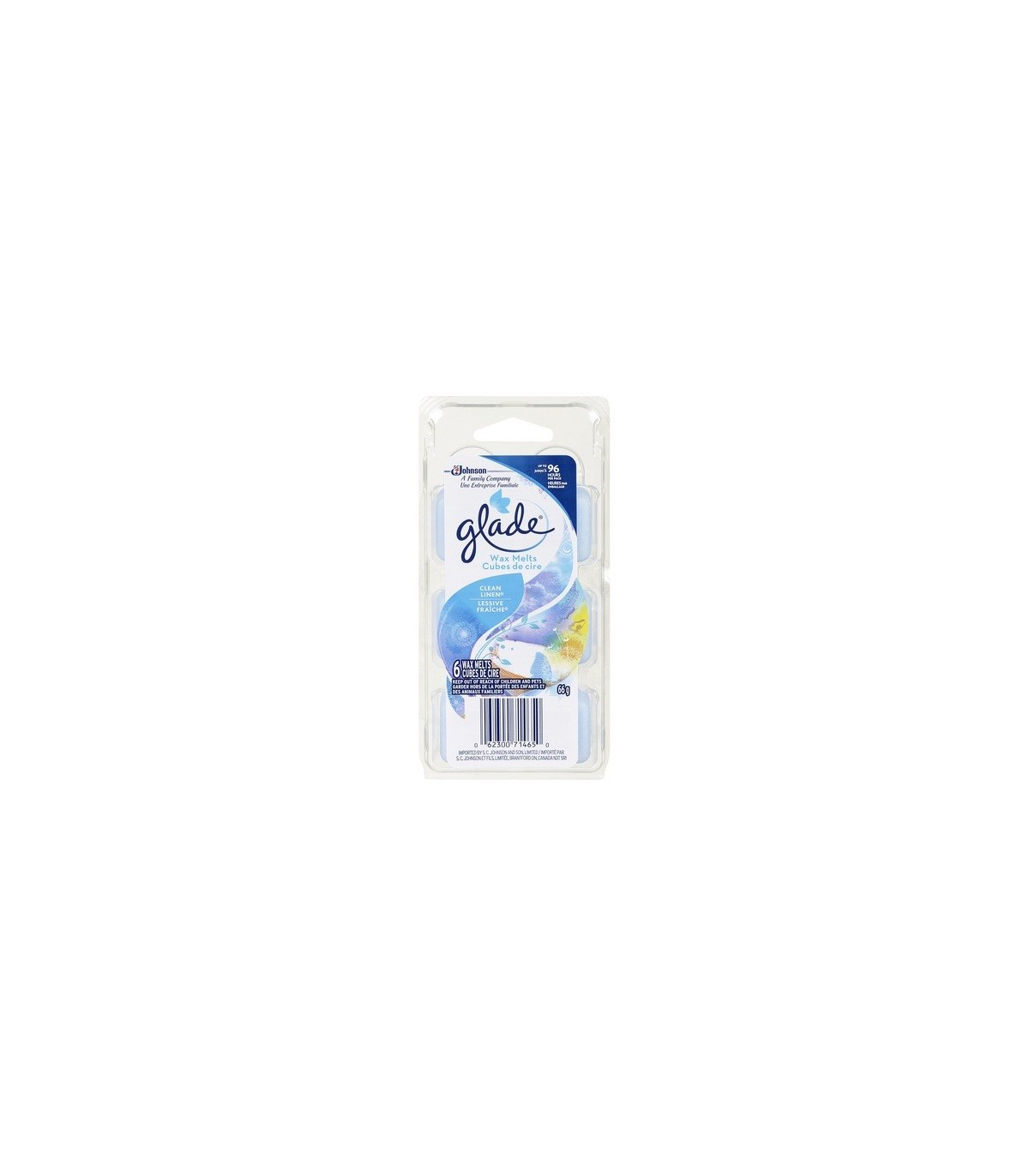 SC JOHNSON 62300714657 SOP: Glade Wax Melts - Clean Linen - 8/6ct - 62300714657 -  - [unit price]