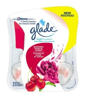 SC JOHNSON 62300716071 SOP: Glad Plug-Ins Scent Oil Refill -Peony & Cherry -6/2ct - 62300716071 -  - [unit price]