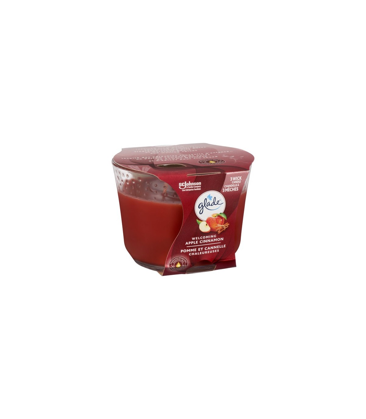 SC JOHNSON 62300716941 SOP: Glade Large Jar Candle - Apple Cinnamon - 3/1ct - 62300716941 -  - [unit price]