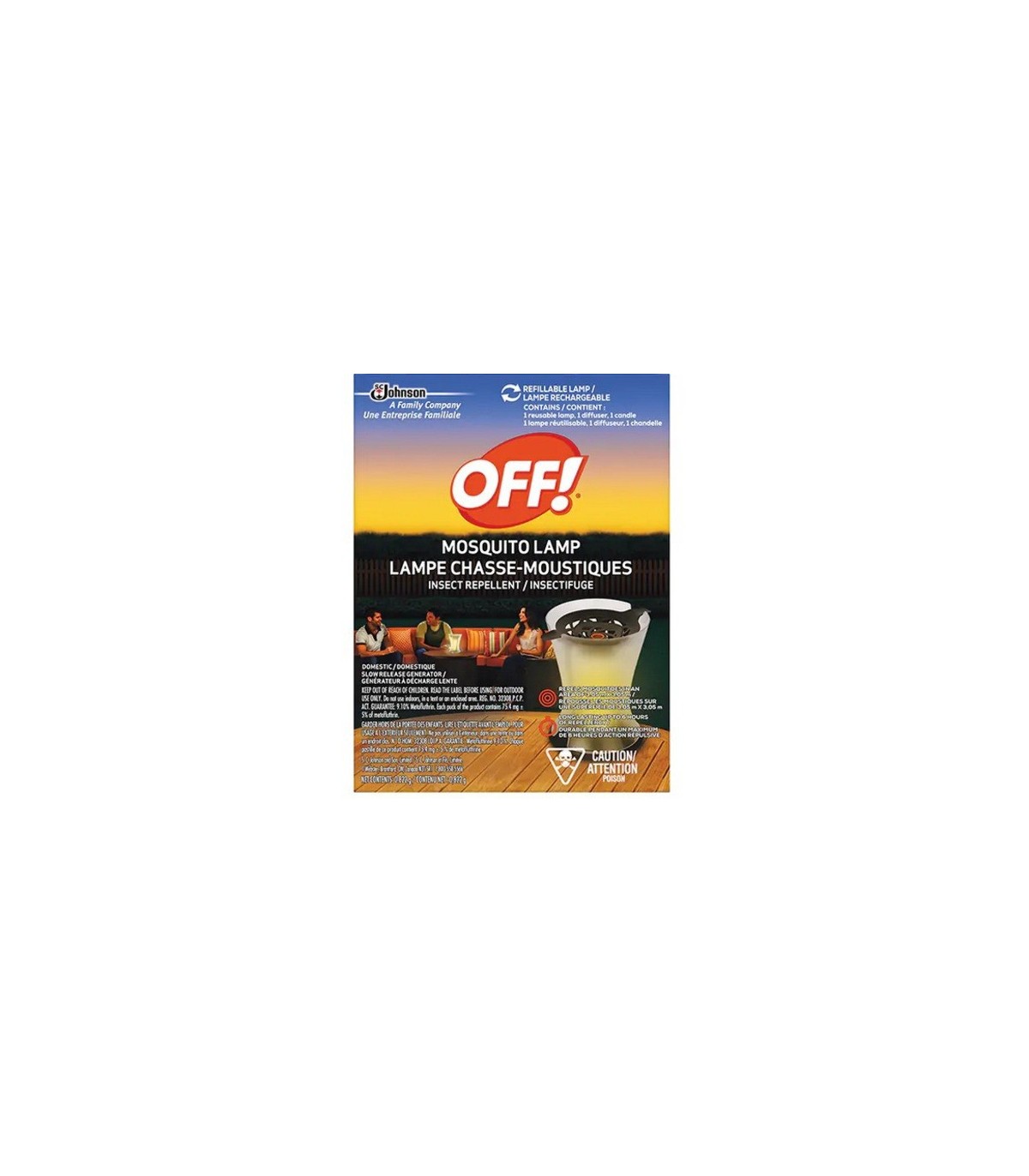 SC JOHNSON 62300720320 SOP: OFF! Area - Repellent Mosquito Lamp - 1/4ct - 62300720320 -  - [unit price]