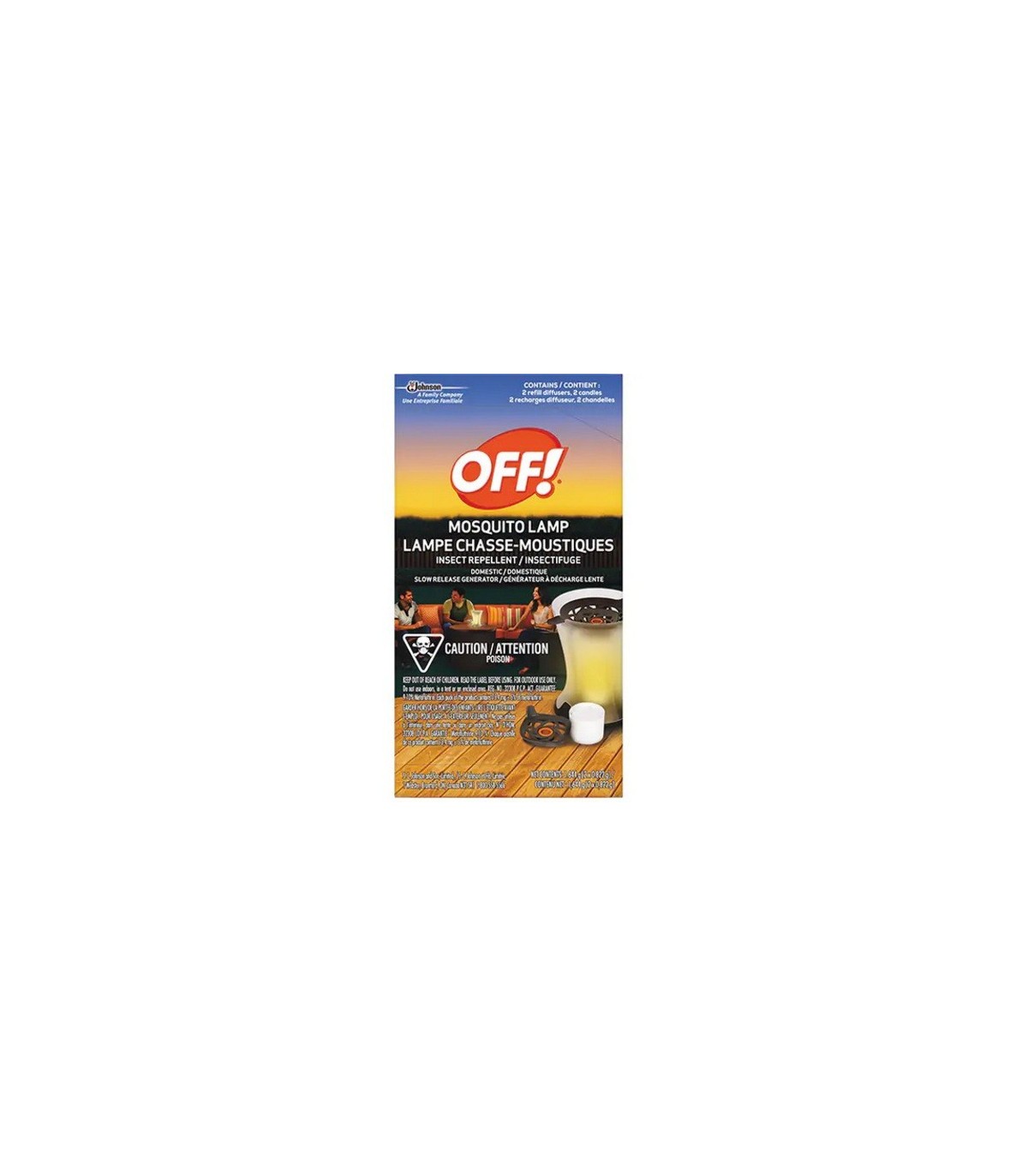 SC JOHNSON 62300720337 SOP: OFF! Area - Repellent Mosquito Lamp Refill - 8/2ct - 62300720337 -  - [unit price]