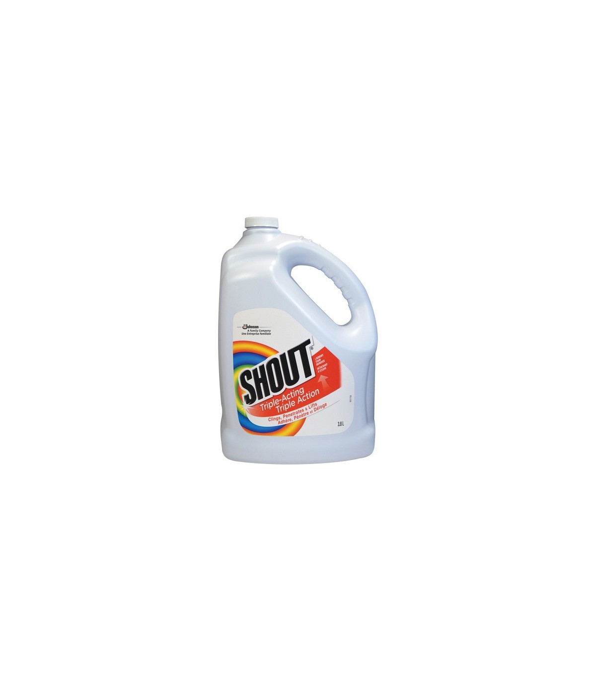 SC JOHNSON 62300788337 Shout - Triple-Acting Laundry Stain Remover - 4/3.8L - 62300788337 -  - [unit price]
