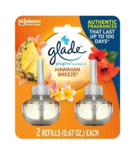 SC JOHNSON 62300809964 SOP: Glade Plug-Ins Scent Oil Refil Hawaiin Breeze -6/2ct - 62300809964 -  - [unit price]