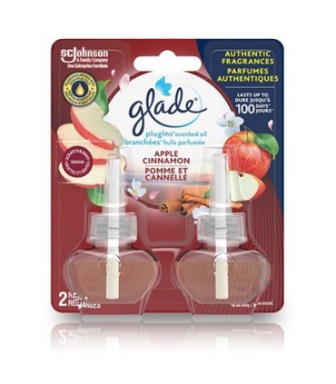 SC JOHNSON 62300919984 SOP: Glade Plug-In Scent Oil Refill - Apple Cinn - 6/2ct - 62300919984 -  - [unit price]