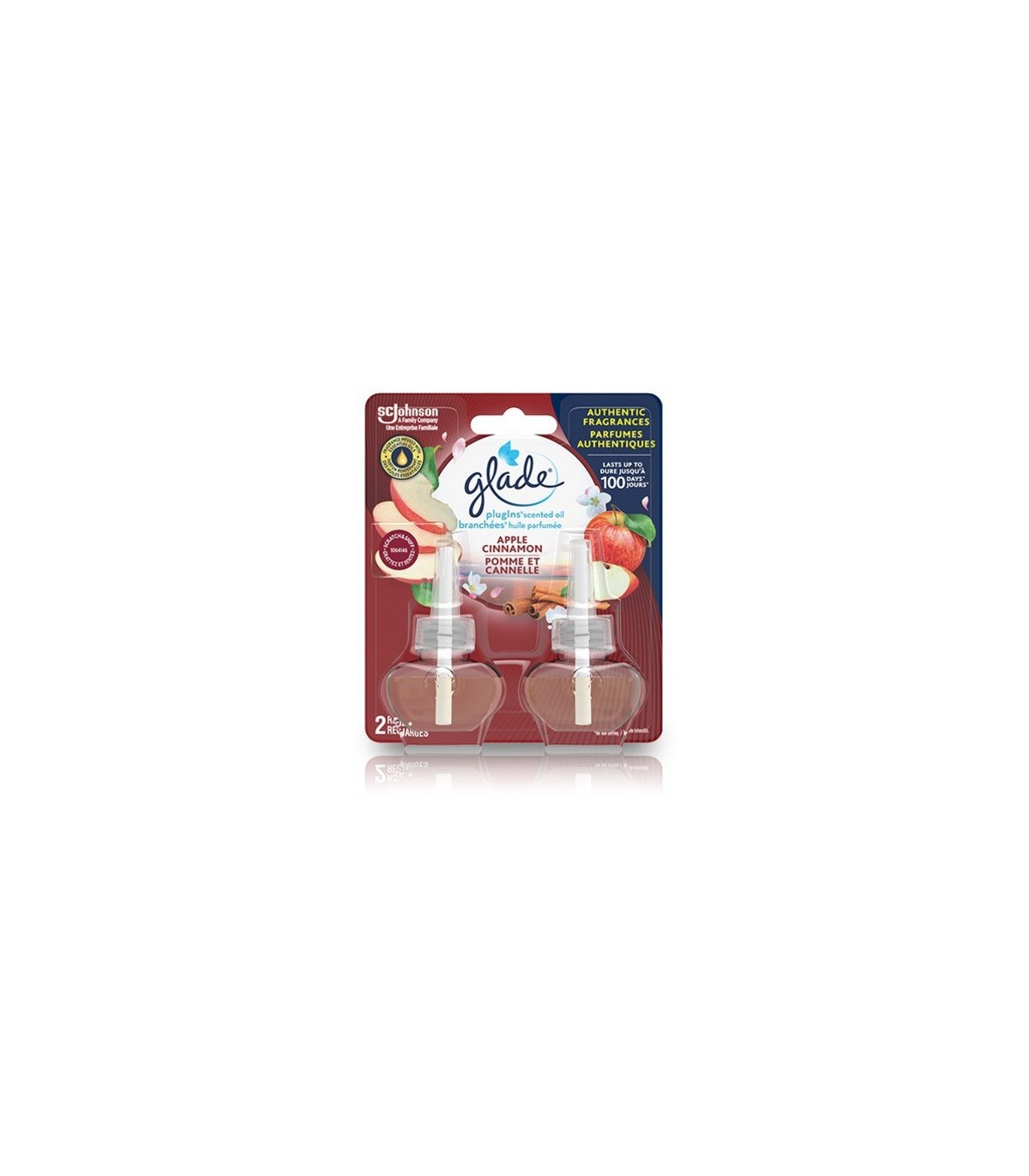 SC JOHNSON 62300919984 SOP: Glade Plug-In Scent Oil Refill - Apple Cinn - 6/2ct - 62300919984 -  - [unit price]