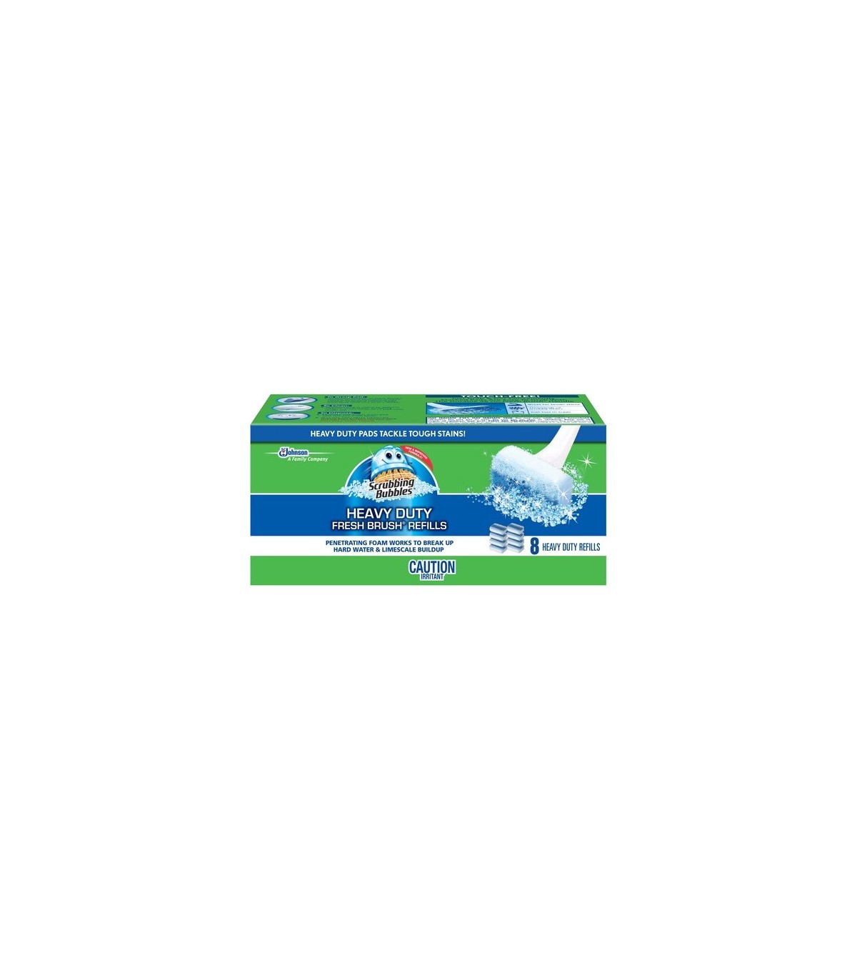 SC JOHNSON 62913335928 SOP: SBubbles - Toilet Fresh Brush Heavy Duty Refill- 8/8ct - 62913335928 -  - [unit price]