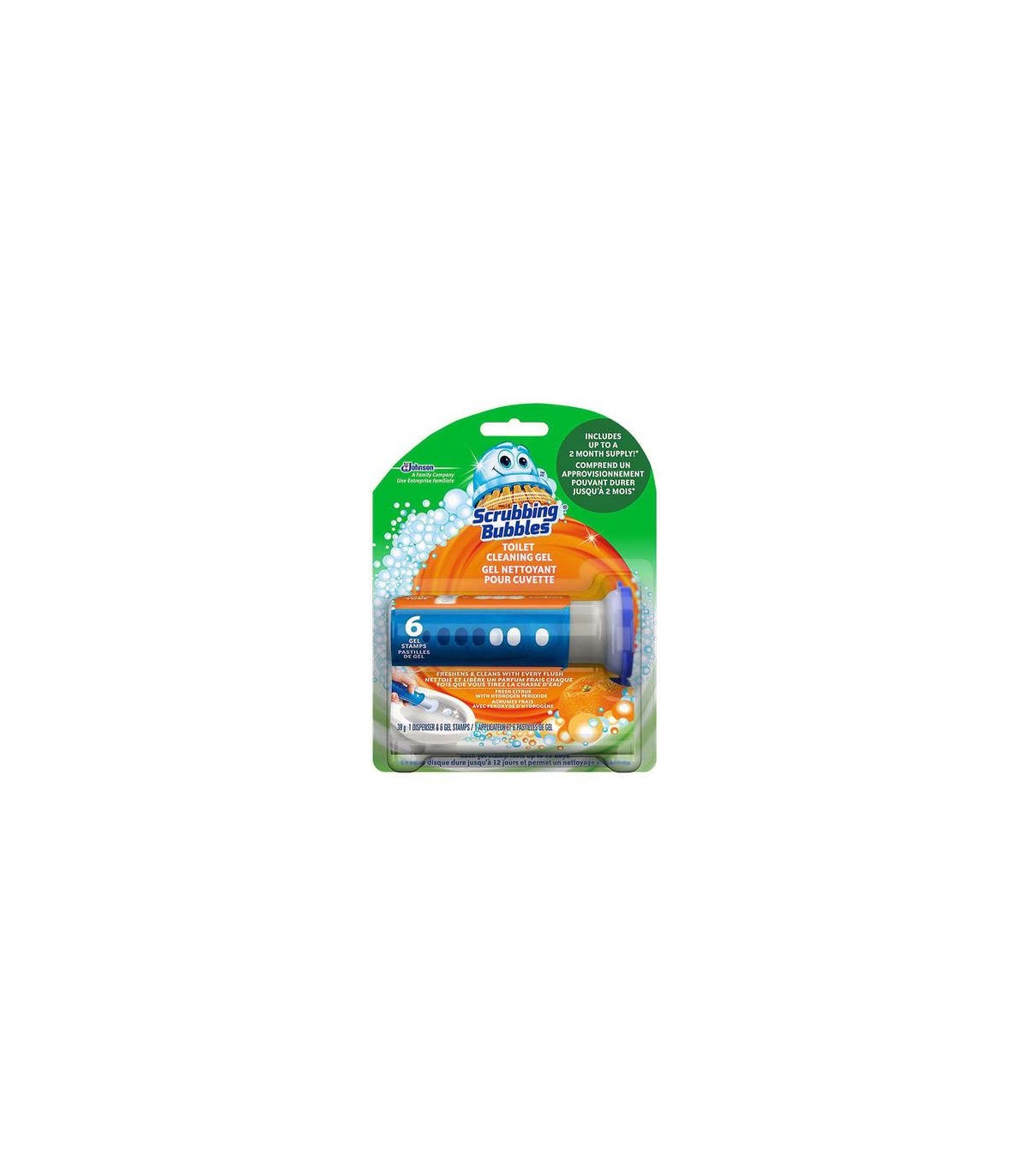 SC JOHNSON 62913733601 SOP: SBubbles - Toilet Gel w/Hydrogen Perox Citrus - 6/1ct - 62913733601 -  - [unit price]