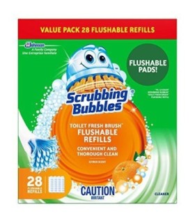 SC JOHNSON 62913734929 SOP: SBubbles - Toilet Fresh Brush Flushable Refill- 6/28ct - 62913734929 -  - [unit price]
