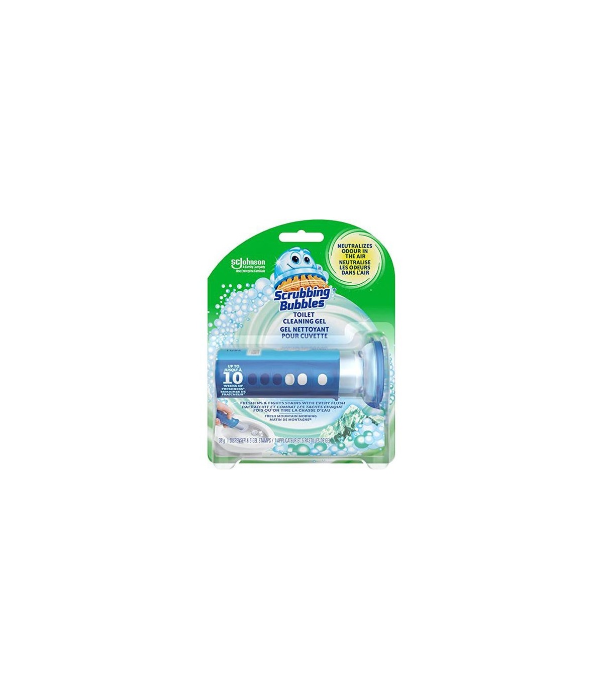 SC JOHNSON 62913734950 SOP: SBubbles - Toilet Gel Fresh Mountain Morning - 6/1ct - 62913734950 -  - [unit price]