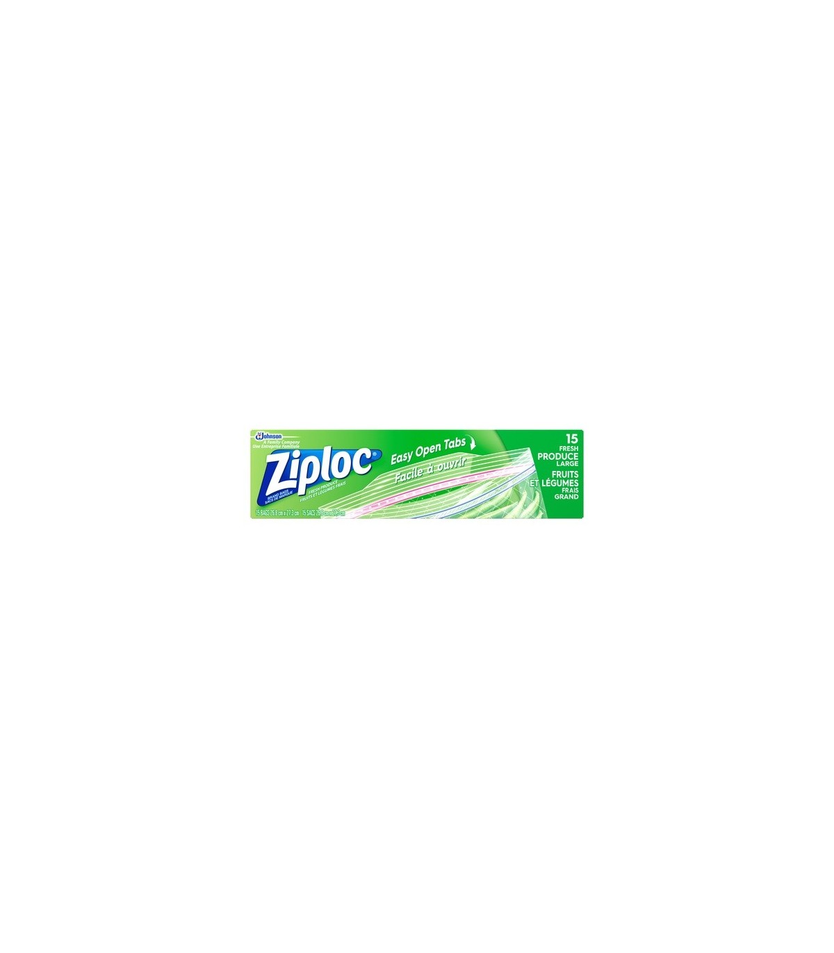 SC JOHNSON 67140000502 SOP: Ziploc Brand Bags - Fresh Produce Large - 12/15ct - 67140000502 -  - [unit price]