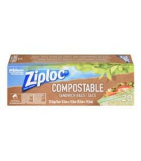 SC JOHNSON 67140001769 SOP: Ziploc - Compostable Sandwich Bags - 12/20ct - 67140001769 -  - [unit price]