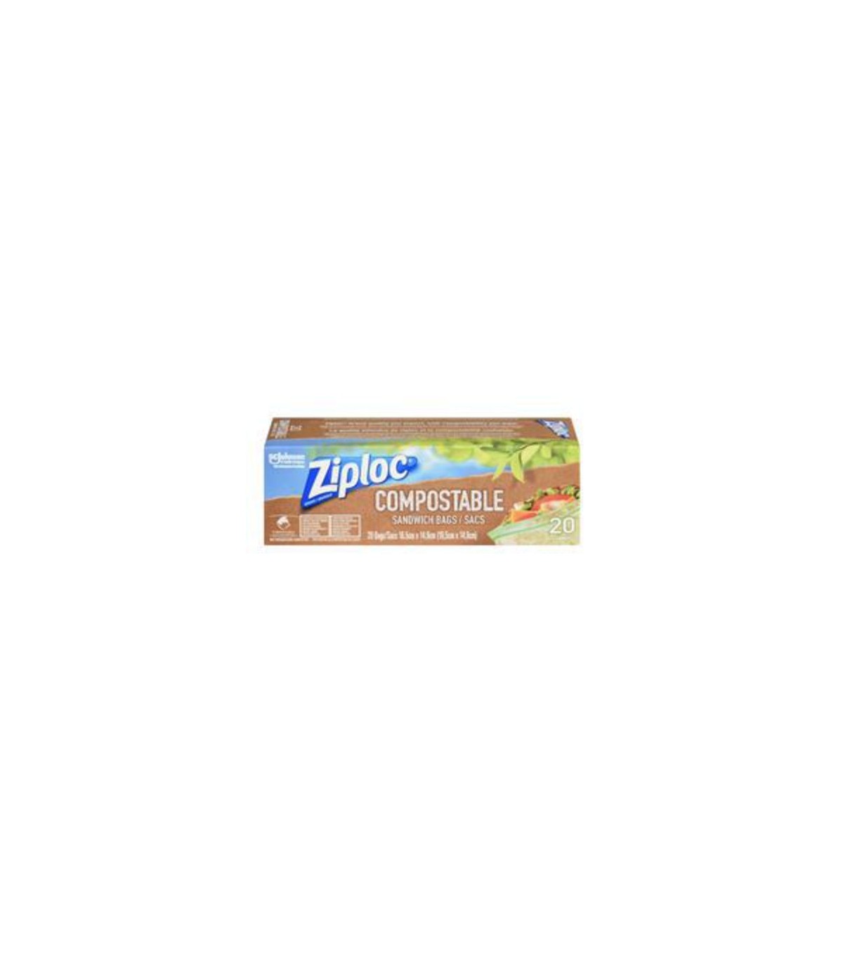 SC JOHNSON 67140001769 SOP: Ziploc - Compostable Sandwich Bags - 12/20ct - 67140001769 -  - [unit price]