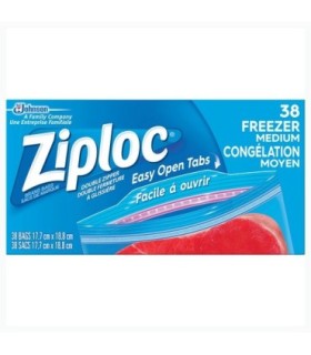 SC JOHNSON 67140004333 SOP: Ziploc Brand Bags - Freezer Medium Value Pack - 9/38ct - 67140004333 -  - [unit price]