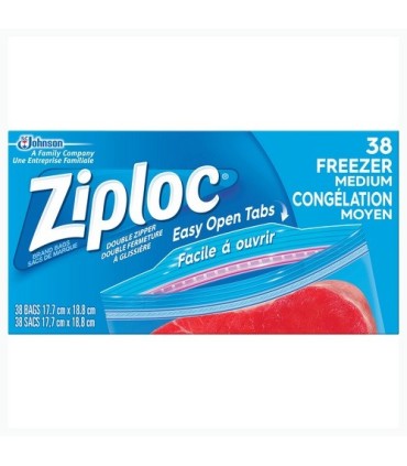 SC JOHNSON 67140004333 SOP: Ziploc Brand Bags - Freezer Medium Value Pack - 9/38ct - 67140004333 -  - [unit price]