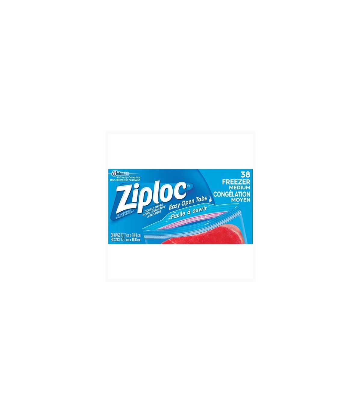 SC JOHNSON 67140004333 SOP: Ziploc Brand Bags - Freezer Medium Value Pack - 9/38ct - 67140004333 -  - [unit price]