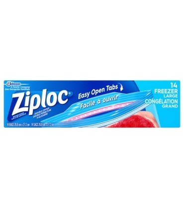 SC JOHNSON 67140004500 SOP: Ziploc Brand Bags - Freezer Large - 12/14ct - 67140004500 -  - [unit price]