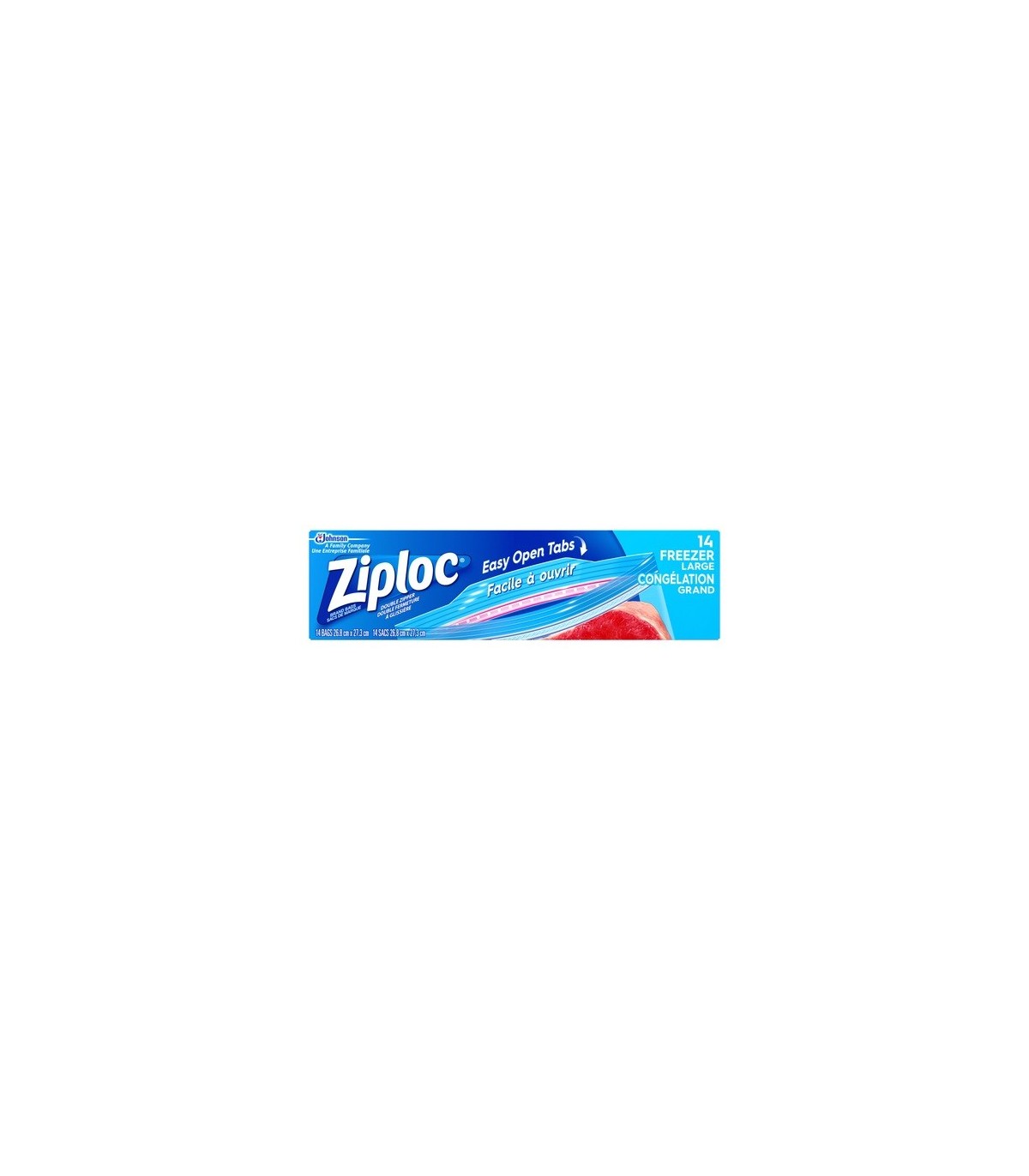 SC JOHNSON 67140004500 SOP: Ziploc Brand Bags - Freezer Large - 12/14ct - 67140004500 -  - [unit price]