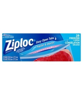 SC JOHNSON 67140004531 SOP: Ziploc Brand Bags - Freezer Large Value Pack- 9/28ct - 67140004531 -  - [unit price]