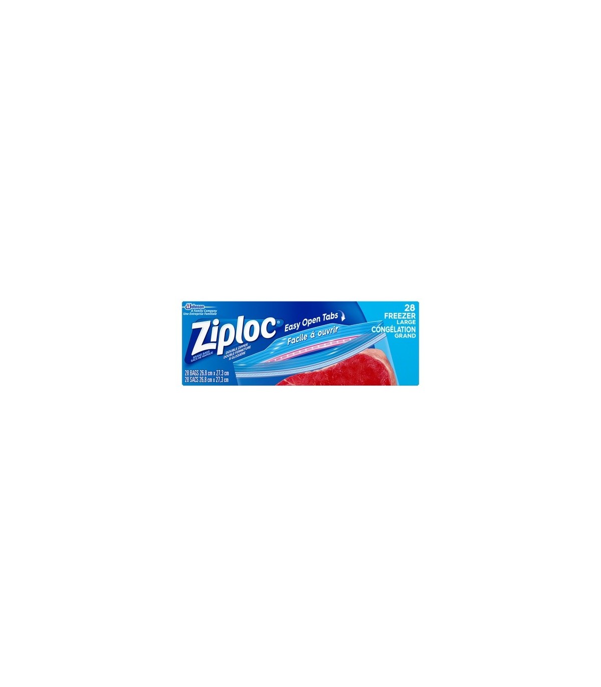 SC JOHNSON 67140004531 SOP: Ziploc Brand Bags - Freezer Large Value Pack- 9/28ct - 67140004531 -  - [unit price]