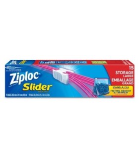 SC JOHNSON 67140035900 SOP: Ziploc Brand Bags - Slider Storage - Large - 12/15ct - 67140035900 -  - [unit price]