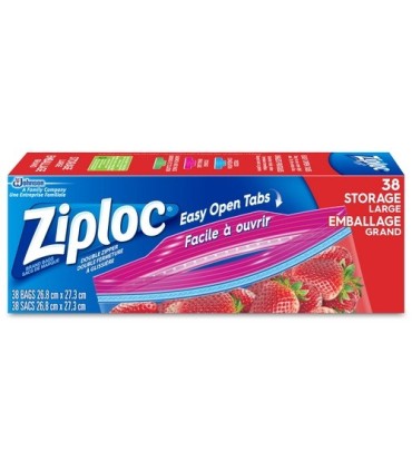 SC JOHNSON 67140700259 SOP: Ziploc Brand Bags - Storage Large Value Pack - 9/38ct - 67140700259 -  - [unit price]