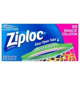 SC JOHNSON 67140700662 SOP: Ziploc Brand Bags - Snack - 12/90ct - 67140700662 -  - [unit price]