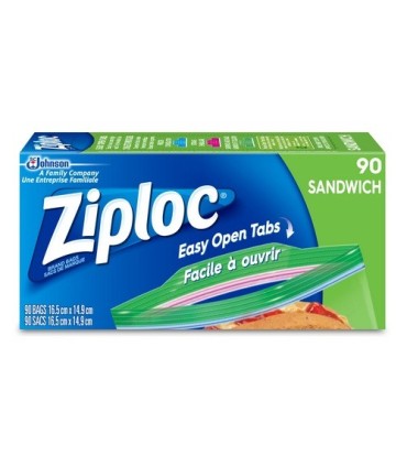 SC JOHNSON 67140700709 SOP: Ziploc Brand Bags - Sandwich - 12/90ct - 67140700709 -  - [unit price]