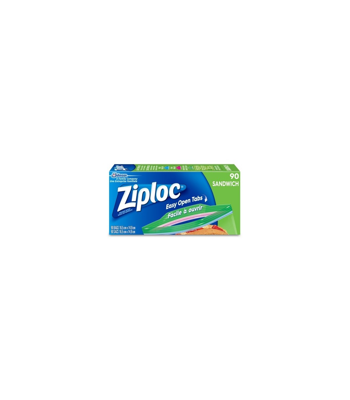 SC JOHNSON 67140700709 SOP: Ziploc Brand Bags - Sandwich - 12/90ct - 67140700709 -  - [unit price]