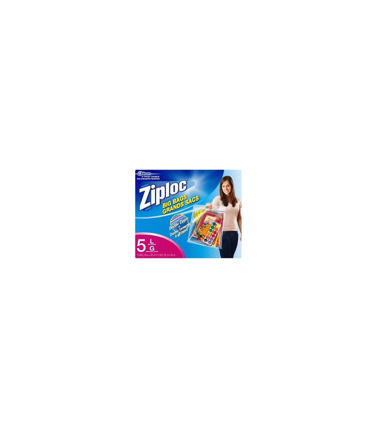 SC JOHNSON 67140702932 OBS: Ziploc Brand Bags - Big Bags Large - 8/5ct - 67140702932 -  - [unit price]