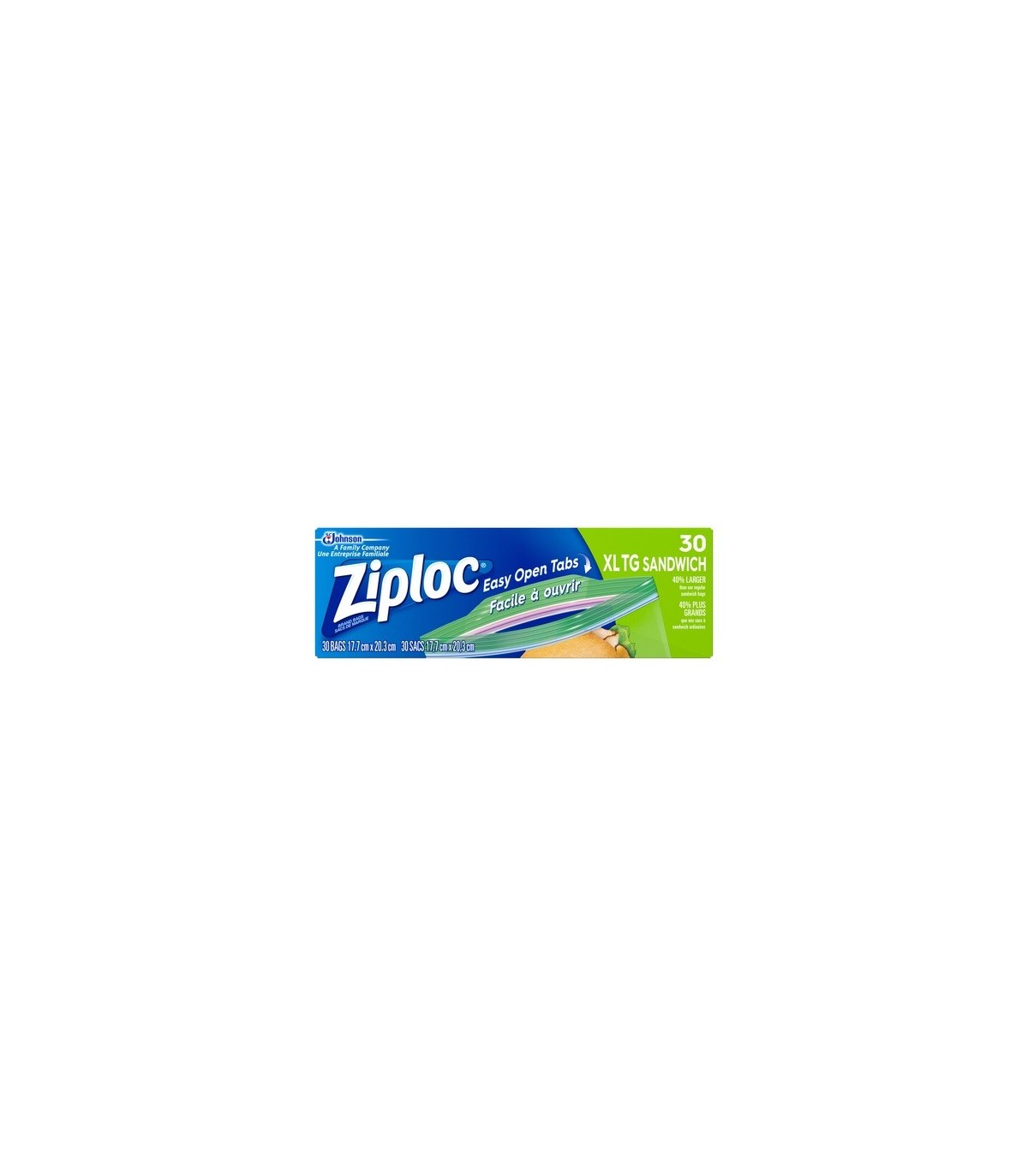 SC JOHNSON 67140704073 SOP: Ziploc Brand Bags - Sandwich X-Large- 12/30ct - 67140704073 -  - [unit price]