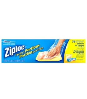 SC JOHNSON 67140704387 SOP: Ziploc Brand Bags - Perfect Portions Bags - 12/75ct - 67140704387 -  - [unit price]