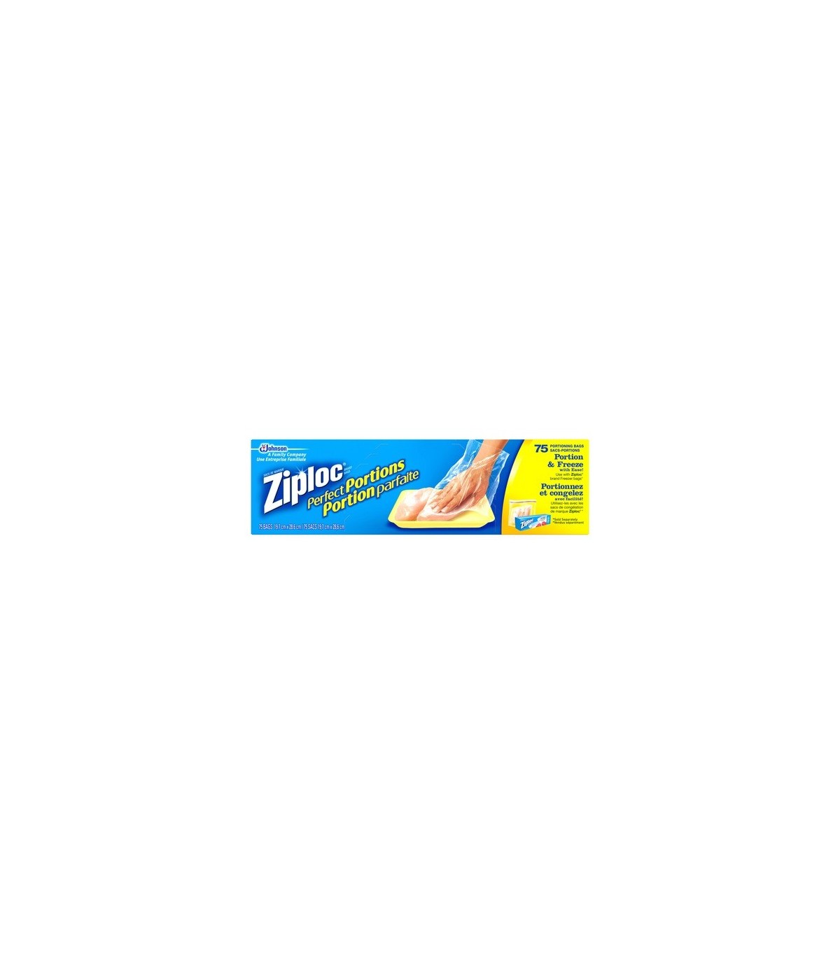 SC JOHNSON 67140704387 SOP: Ziploc Brand Bags - Perfect Portions Bags - 12/75ct - 67140704387 -  - [unit price]