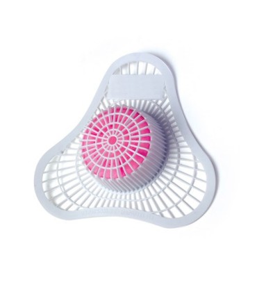 HOSPECO 1991 Health Gards Urinal Screen w/Para Pink 12/cs - Cherry - 1991 -  - [unit price]