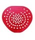 HOSPECO 3901 HGards - Vinyl Urinal Screen Red 12/cs - Cherry - 3901 -  - [unit price]