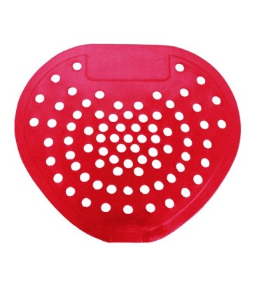 HOSPECO 3901 HGards - Vinyl Urinal Screen Red 12/cs - Cherry - 3901 -  - [unit price]
