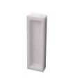 HOSPECO 08161W12 HGards Para Wall Block White 16oz - 12/cs - Cherry